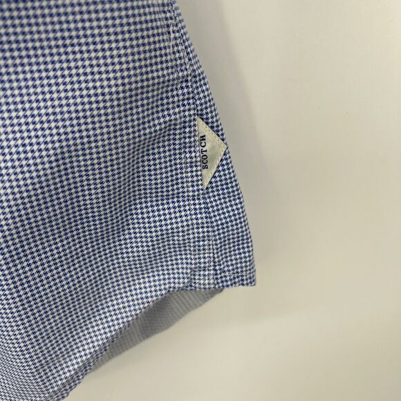 Scotch & Soda Shirt Men Extra Large Blue Striped Button Up Long Sleeve Amsterdam - Picture 8 of 9